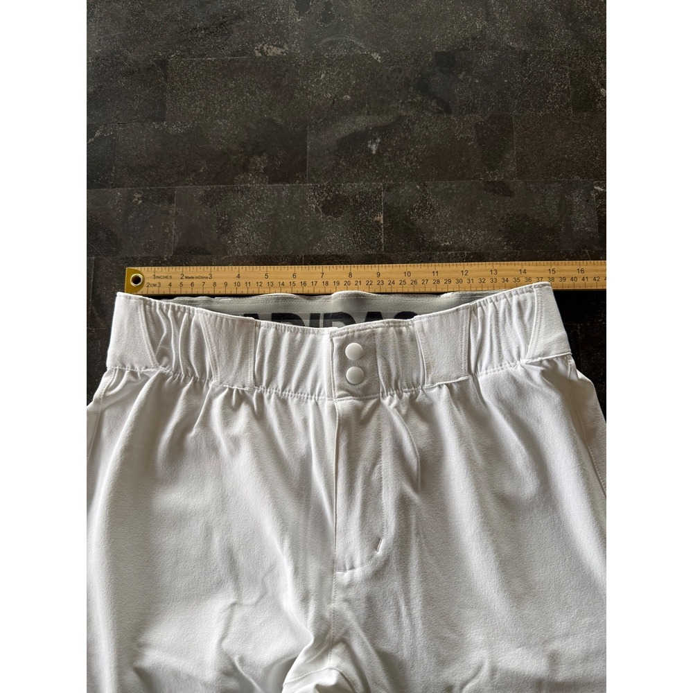 Adidas Solid White Knickers Mens Medium Baseball … - image 8